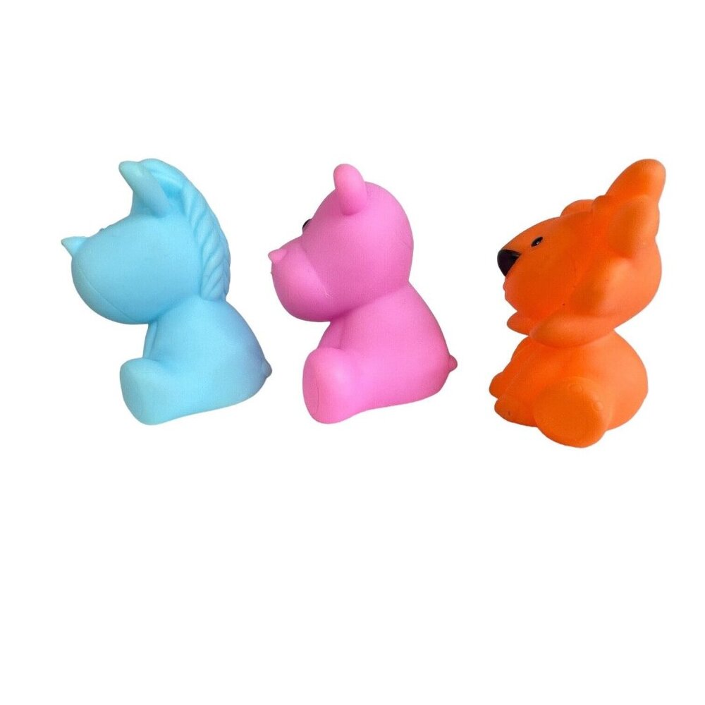6 Infantino Animal Bath Squirt Toy Lion Bear Hippo Tiger Monkey Donkey Lot - Picture 11 of 13